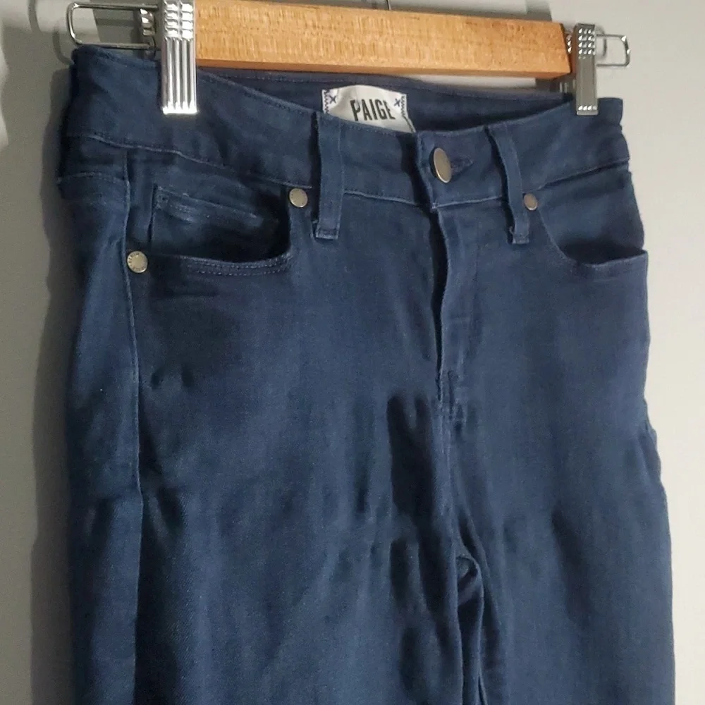Paige jeans women's size 26 size 2 US dark medium blue Verdugo ankle